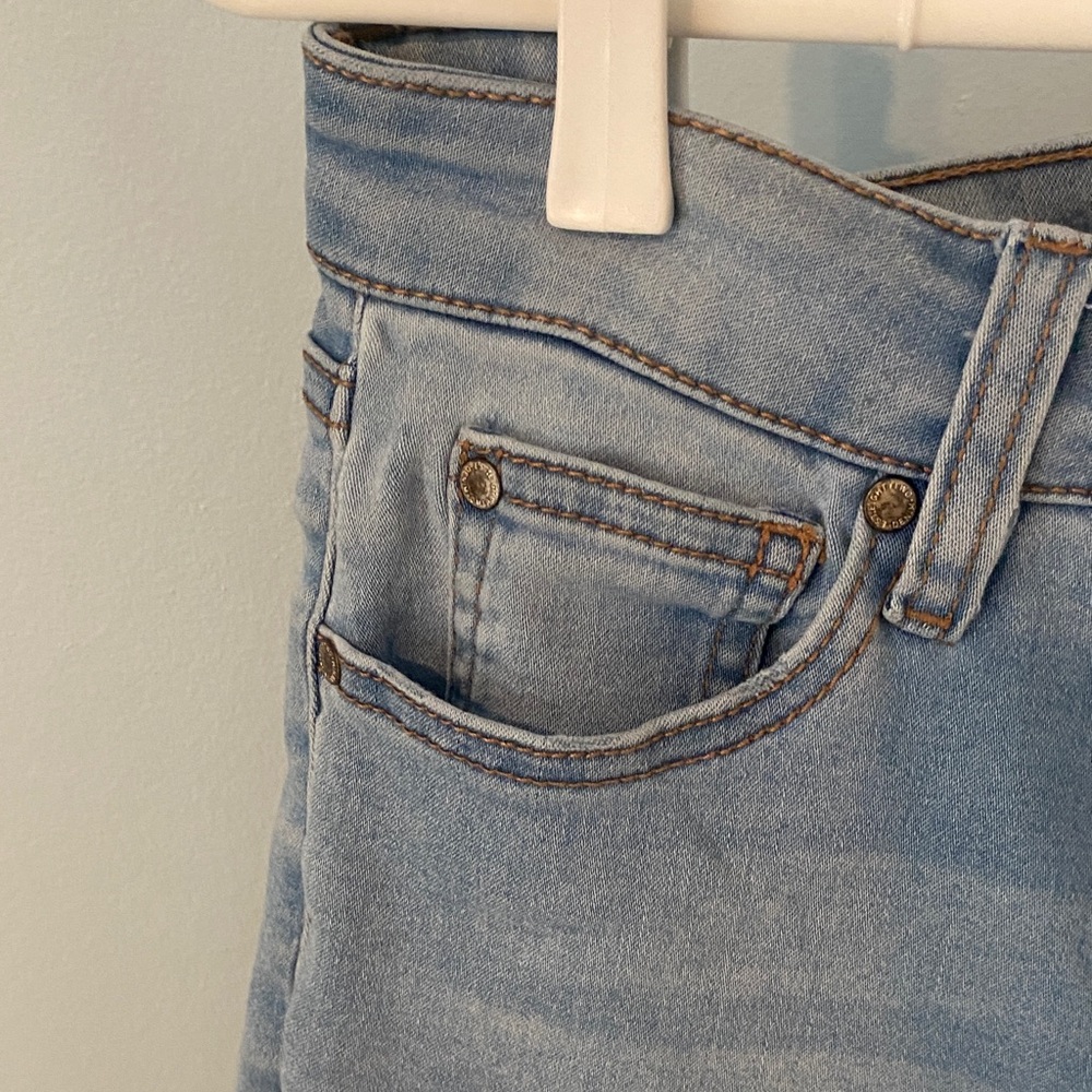 High Rise Light Blue Jeggings - Picture 3 of 7